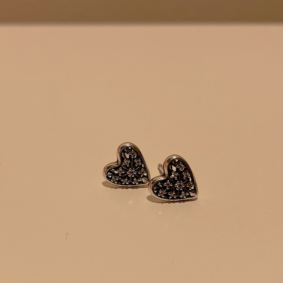 Pandora Jewelry - PANDORA | Hearts of Winter Snowflake Earrings (Discontinued) | Preloved